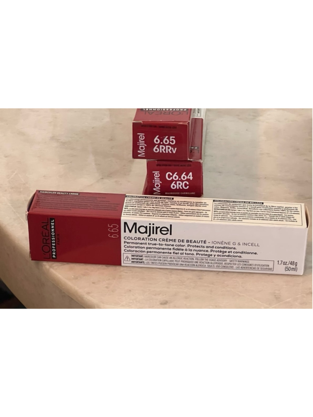New L’Oreal Professional Hair Color Majirel Light Auburn Copper Blonde 6.65 6RRv